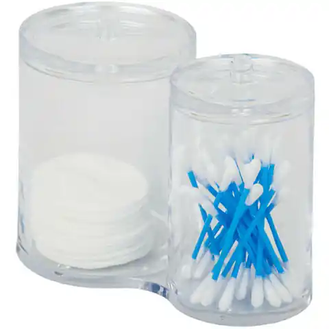 ⁨A set of containers for cosmetic pads⁩ at Wasserman.eu