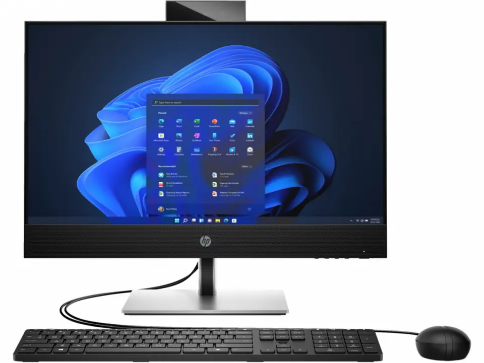 ⁨Komputer All-in-One HP ProOne 440 G9 (23.8"/I3-13100T/integ/16GB/SSD256GB/W11P/Czarno-srebrny)⁩ w sklepie Wasserman.eu