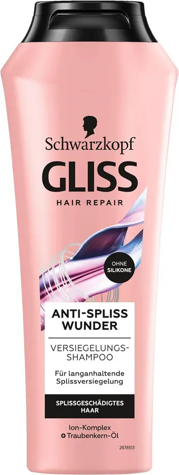 ⁨Gliss Anti-Spliss Wunder Szampon do Włosów 250 ml⁩ w sklepie Wasserman.eu