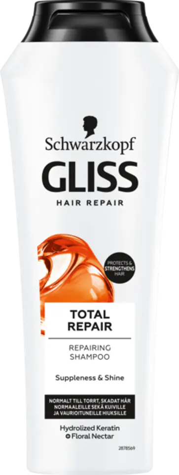 ⁨Gliss Total Repair Szampon do Włosów 250 ml⁩ w sklepie Wasserman.eu