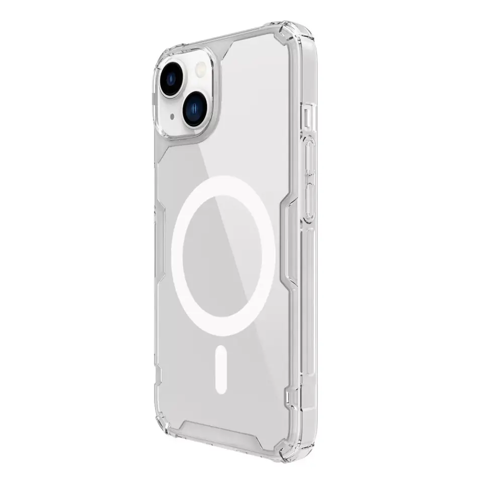 ⁨Pancerne etui z MagSafe Nillkin Nature Pro do iPhone 15 - białe⁩ w sklepie Wasserman.eu
