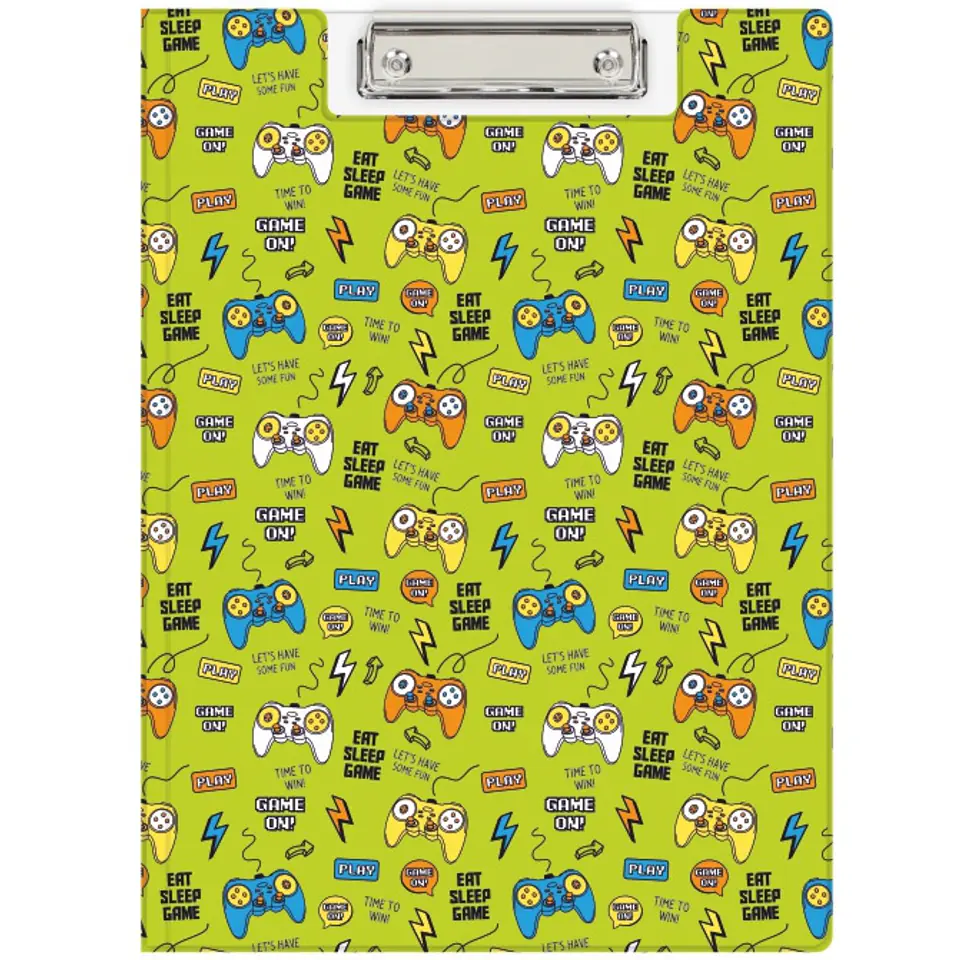 ⁨Teczka z klipem na dokumenty Clipboard A4 PVC wzór Pady KHN-04-31 BIURFOL⁩ w sklepie Wasserman.eu