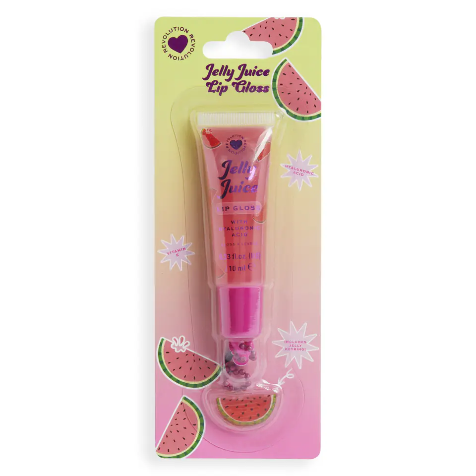 ⁨I HEART REVOLUTION Jelly Juice Błyszczyk do ust - Watermelon 10 ml⁩ w sklepie Wasserman.eu