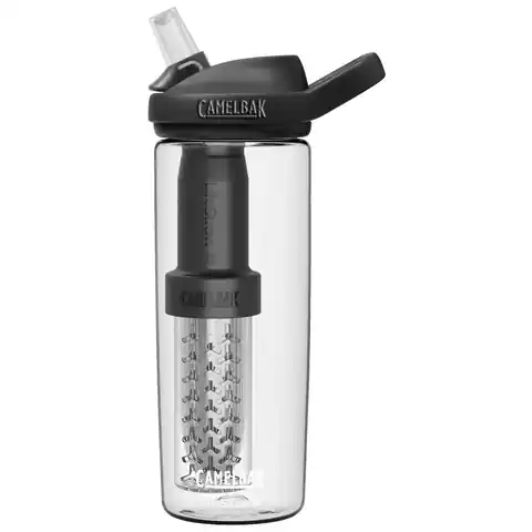⁨Bottle with filter CamelBak eddy+ 600ml, filtered by LifeStraw, Clear⁩ at Wasserman.eu