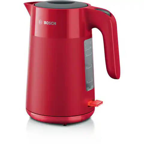 ⁨Bosch TWK2M164 electric kettle 1.7 L 2400 W Black, Grey, Red⁩ at Wasserman.eu