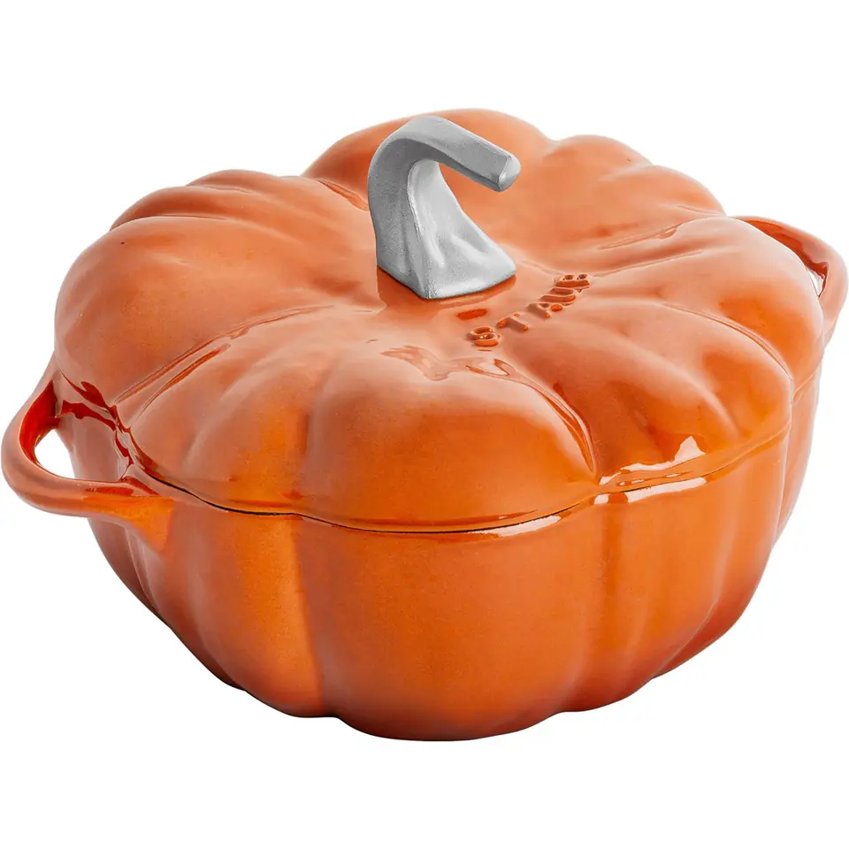 ⁨Staub Pumpkin Cast Iron Pot - Cinnamon, 3.45 ltr⁩ at Wasserman.eu