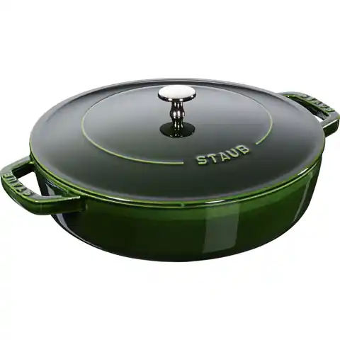 ⁨Deep frying pan with lid STAUB 28 cm 40511-478-0⁩ at Wasserman.eu