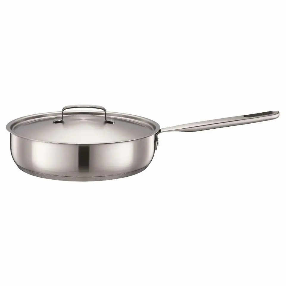 ⁨CHEF'S FRYING PAN 26 cm WITH LID ALL STEEL⁩ at Wasserman.eu
