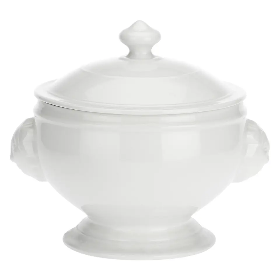Soup vase with lid Chimera lion - White, 3 ltr at Wasserman.eu