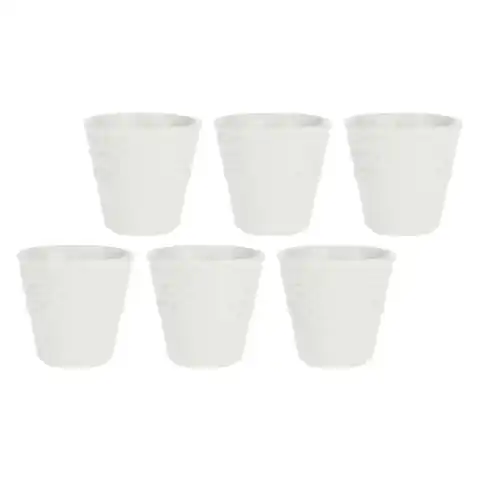 ⁨Set of 6 Momenti Coffee Mugs - White, 75 ml⁩ at Wasserman.eu