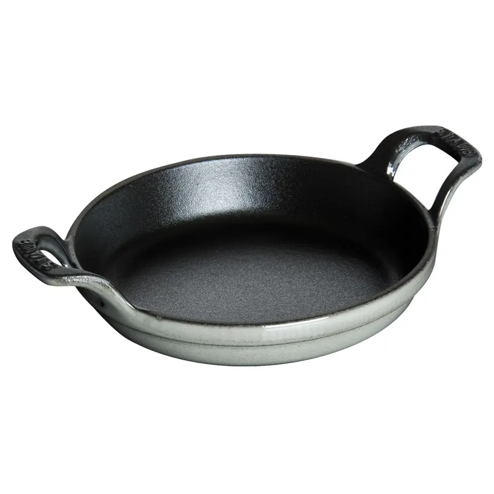 Staub Round Mini Baking & Casserole Dish - 250 ml, Graphite at Wasserman.eu