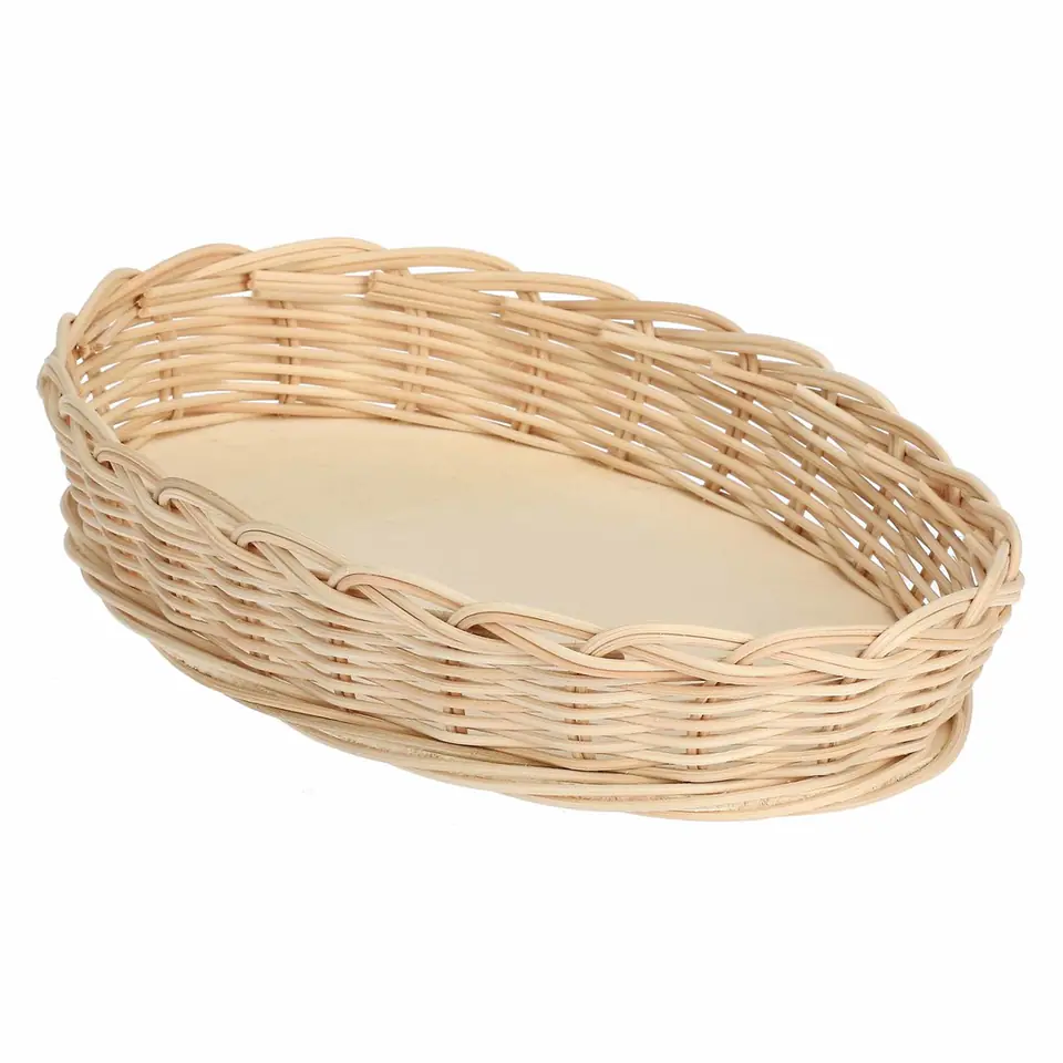 Wiklinowy kosz na owalne naczynie do zapiekania Midollino - Brązowy, 30 cm w sklepie Wasserman.eu
