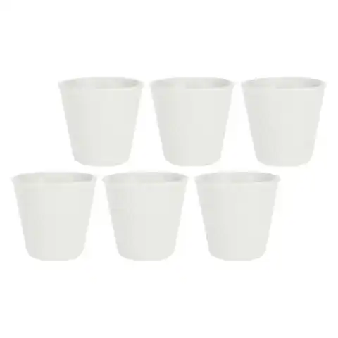 ⁨Set of 6 Aperegina Mugs - White, 75 ml⁩ at Wasserman.eu