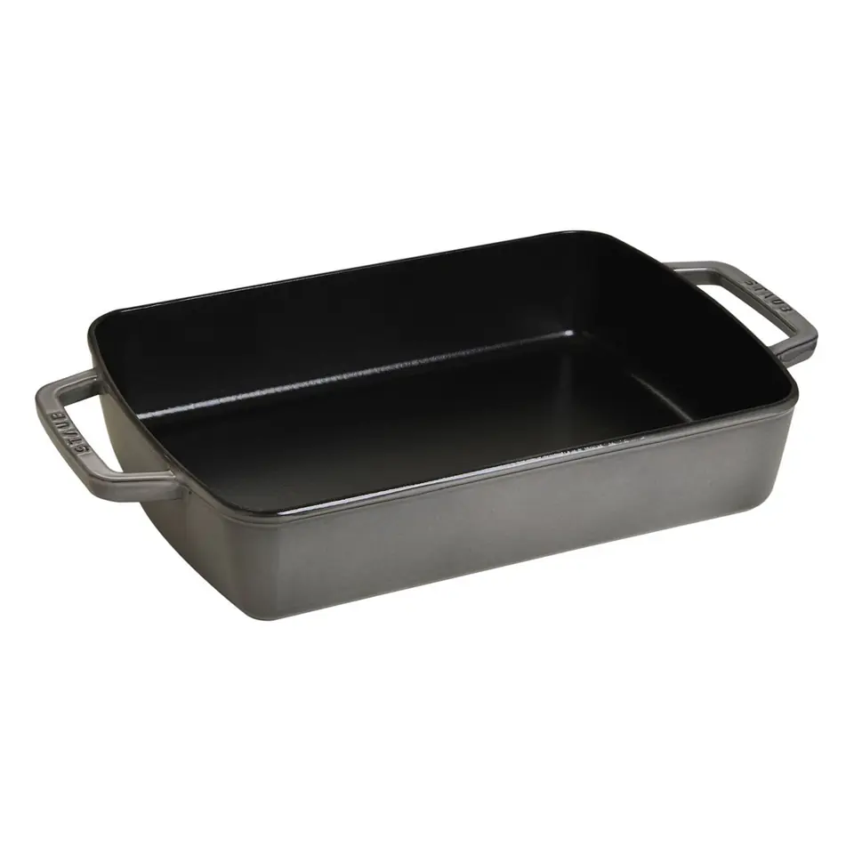 ⁨Staub rectangular baking tin - Graphite⁩ at Wasserman.eu