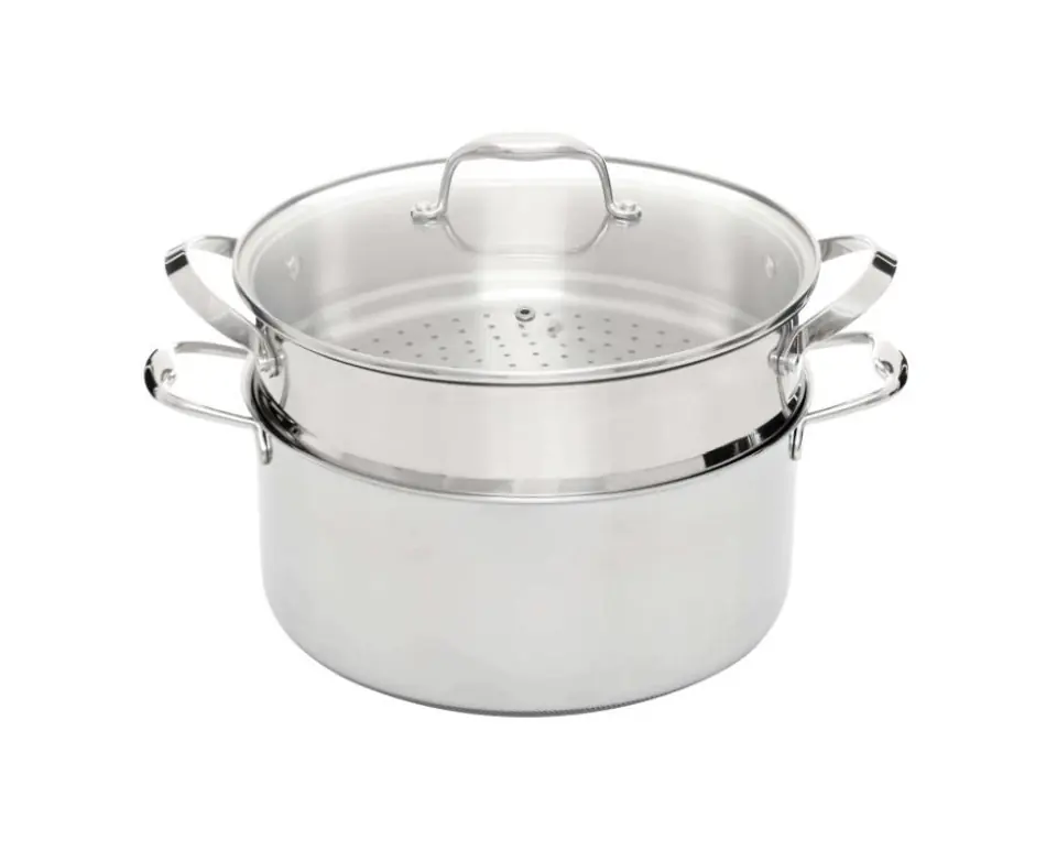 ⁨Garnek z powłoką DIAMOND Kohersen Black Cube z funkcją gotowania na parze (28 cm ; 8,3l)⁩ w sklepie Wasserman.eu