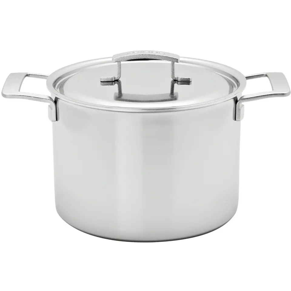 ⁨Demeyere INDUSTRY 5 40850-670-0 saucepan 8L Round Silver⁩ at Wasserman.eu