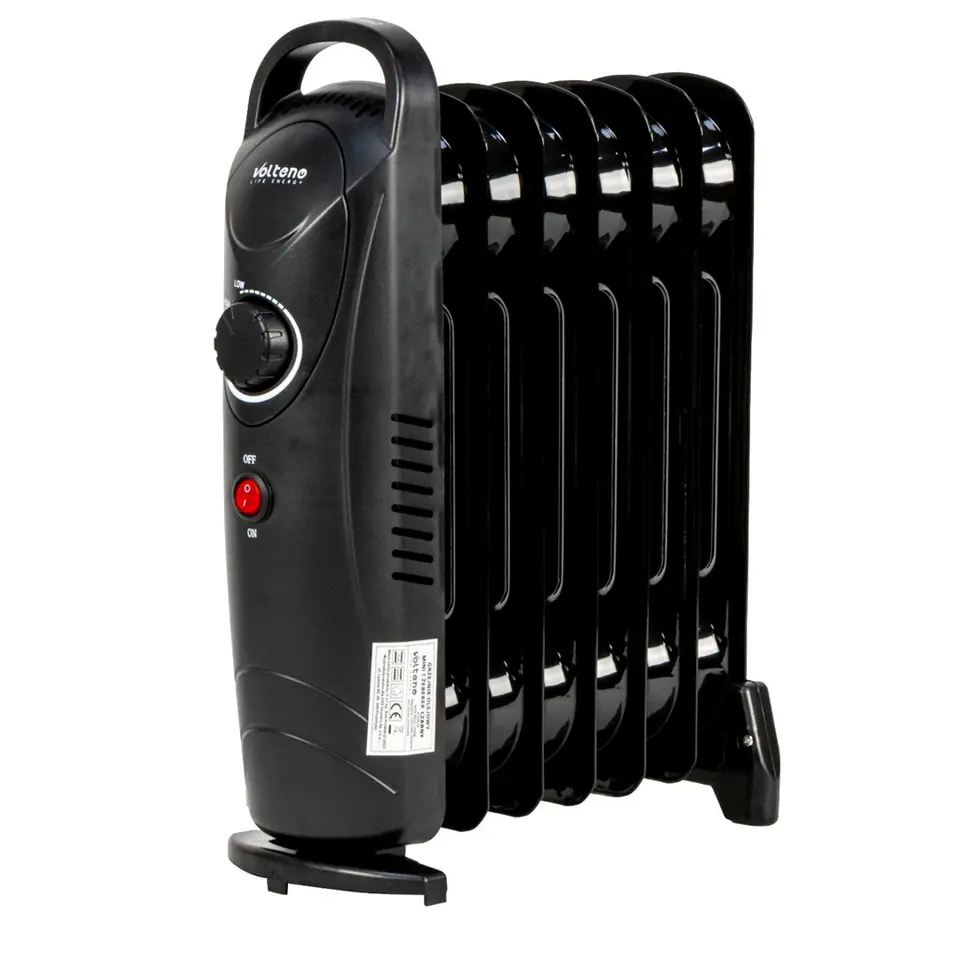 ⁨VOLTENO OIL-FILLED RADIATOR 7-FIN MINI⁩ at Wasserman.eu