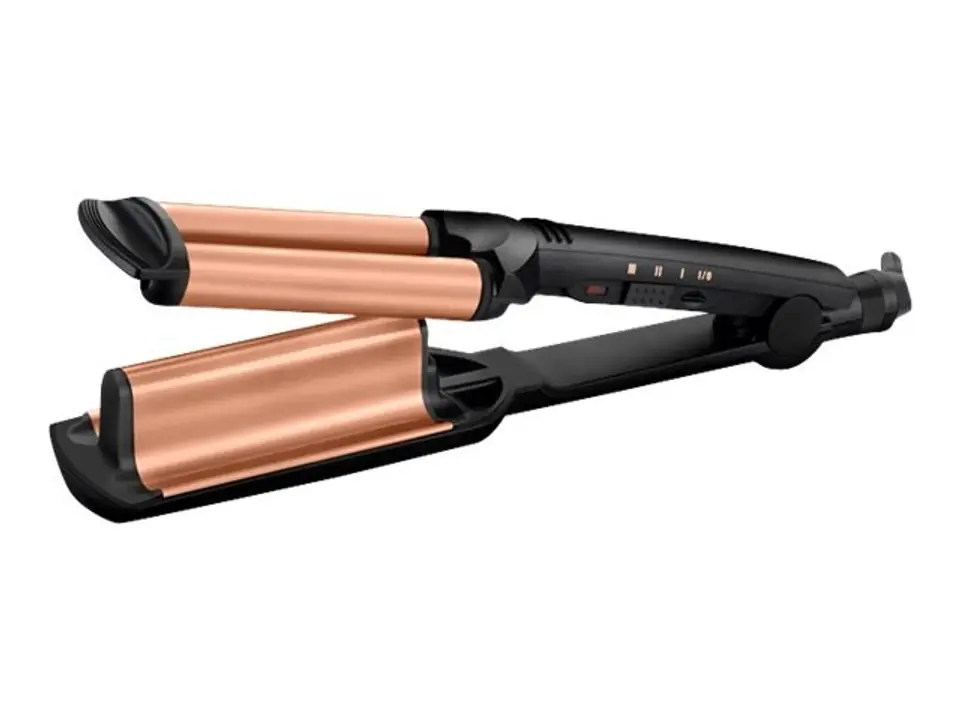 ⁨BaByliss Deep Waves Curling iron Warm Black, Orange 98.4" (2.5 m)⁩ at Wasserman.eu