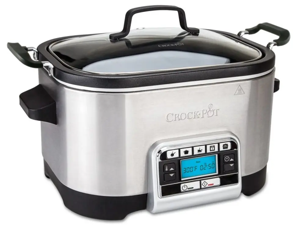 ⁨Crock-Pot CSC024X slow cooker 5.6 L Black, Stainless steel⁩ at Wasserman.eu