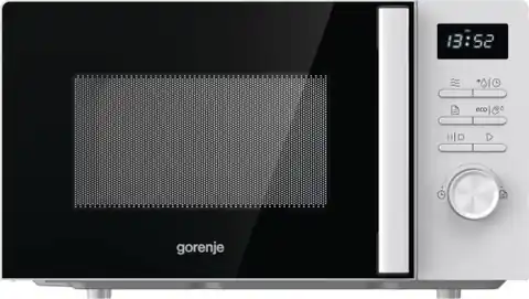 ⁨Gorenje MO20A3WH Countertop Solo microwave 20 L 800 W Black, White⁩ at Wasserman.eu