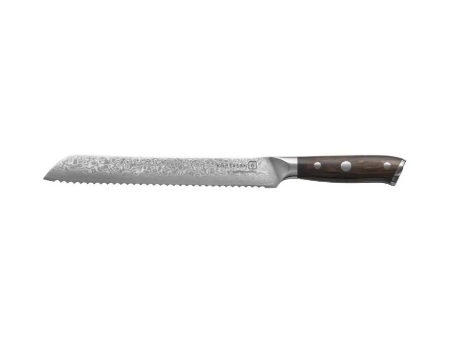 ⁨Kohersen Elegance Ebony Wood bread knife 22.9 cm⁩ at Wasserman.eu