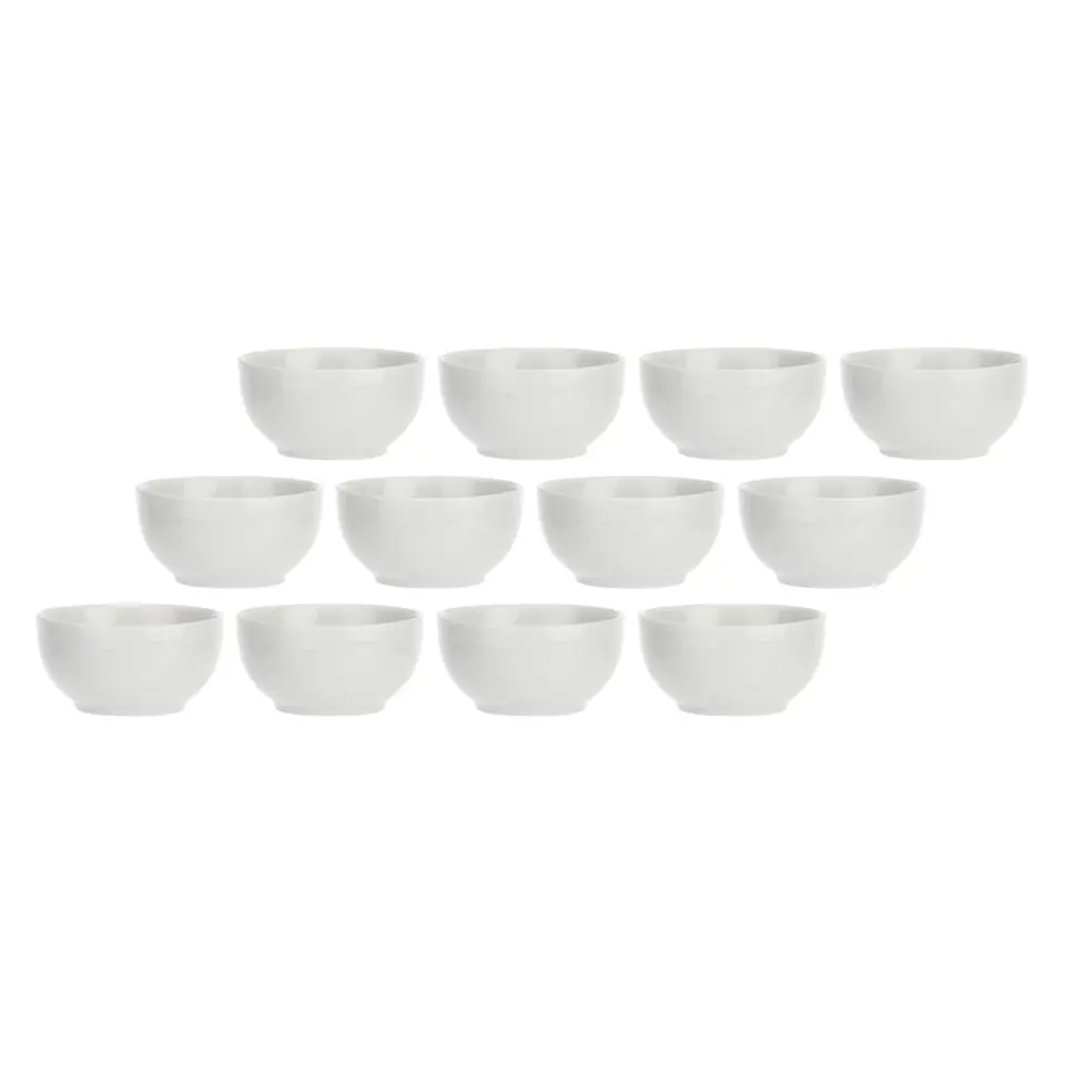 ⁨Set of 12 Small Terrine Round Bowls - White, 7 cm⁩ at Wasserman.eu