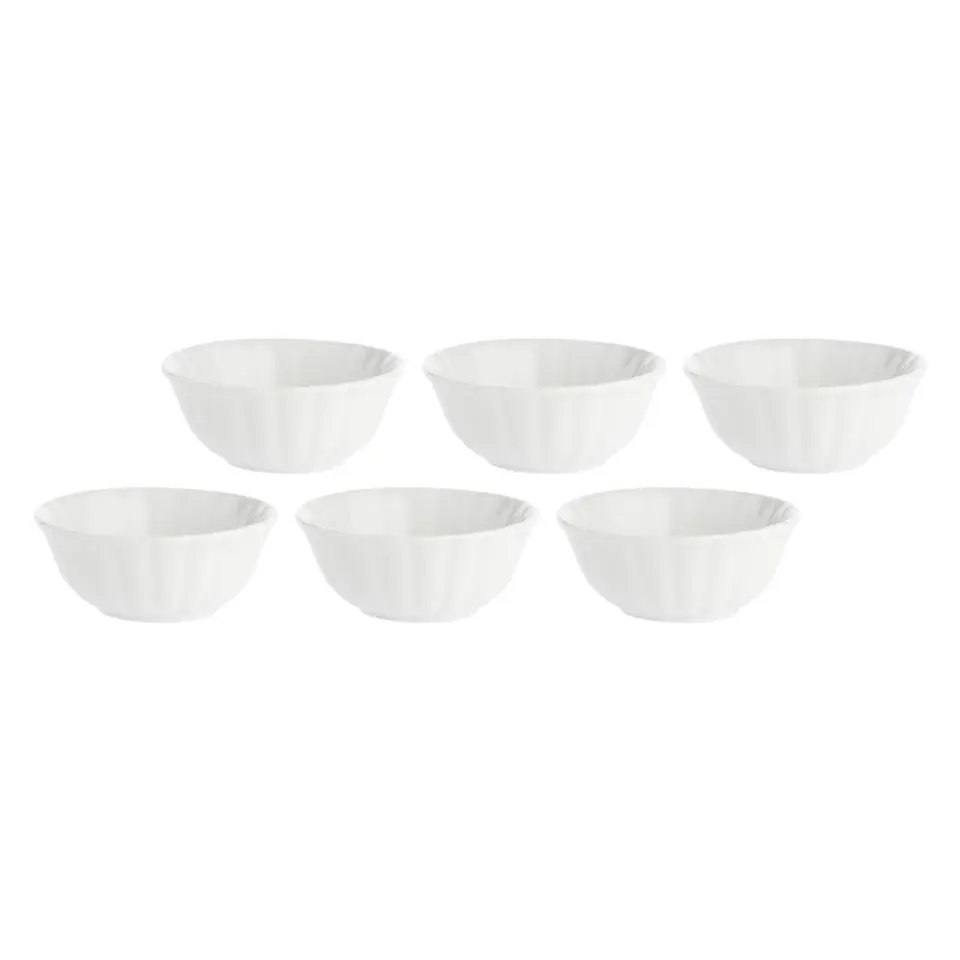 ⁨Set of 6 Ducale Salad Bowls - White, 12 cm⁩ at Wasserman.eu