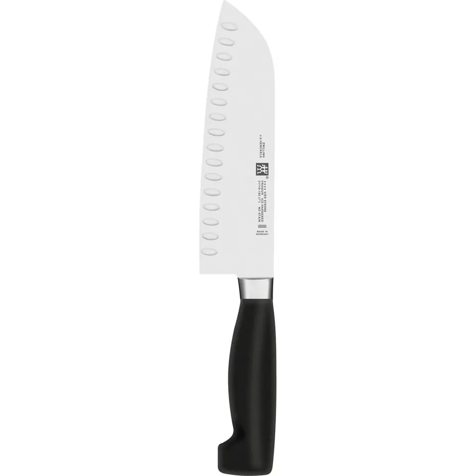 ⁨Santoku knife with grooves Zwilling Four Star - 18 cm⁩ at Wasserman.eu