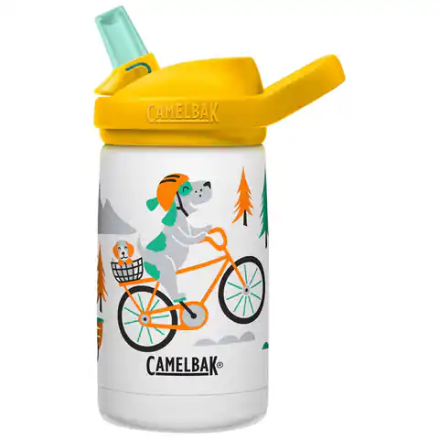 ⁨Butelka termiczna dla dzieci CamelBak eddy+ Kids SST Vacuum Insulated 350ml, Biking Dogs⁩ w sklepie Wasserman.eu