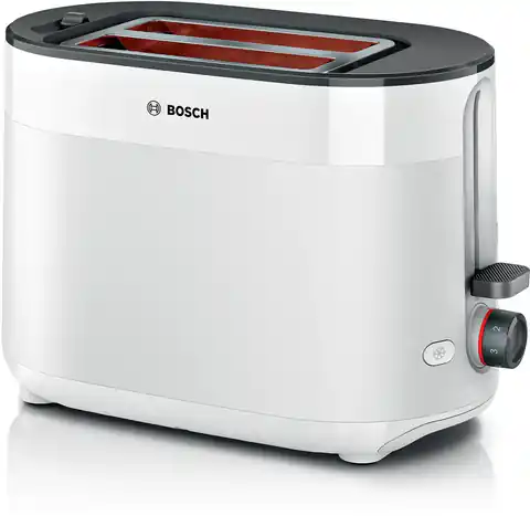 ⁨Bosch TAT2M121 toaster 6 2 slice(s) 950 W White⁩ at Wasserman.eu