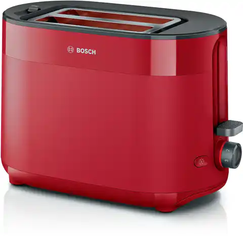 ⁨Bosch TAT2M124 toaster 6 2 slice(s) 950 W Red⁩ at Wasserman.eu