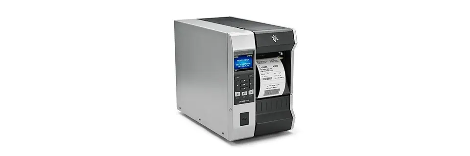 ⁨TT Printer ZT610; 4", 203 dpi, Euro and UK cord, Serial, USB, Gigabit Ethernet, Bluetooth 4.0, USB Host, Tear, Color, ZPL⁩ at Wasserman.eu