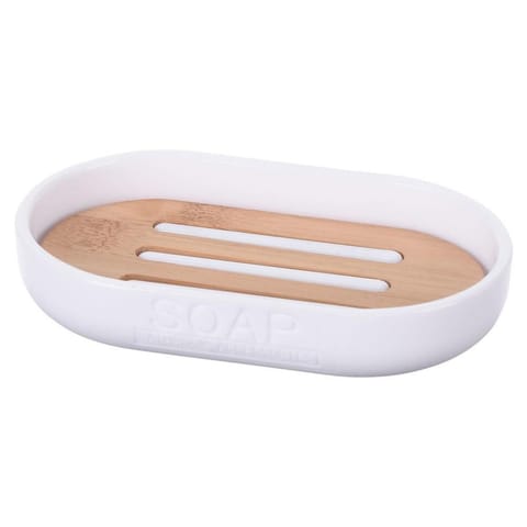 ⁨White Soap Soap Dish⁩ at Wasserman.eu