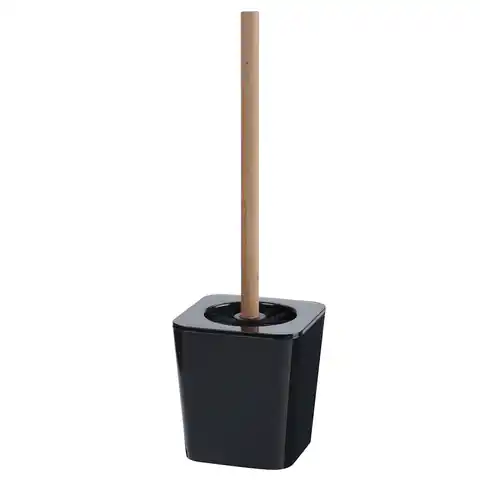⁨Toilet brush with container black⁩ at Wasserman.eu