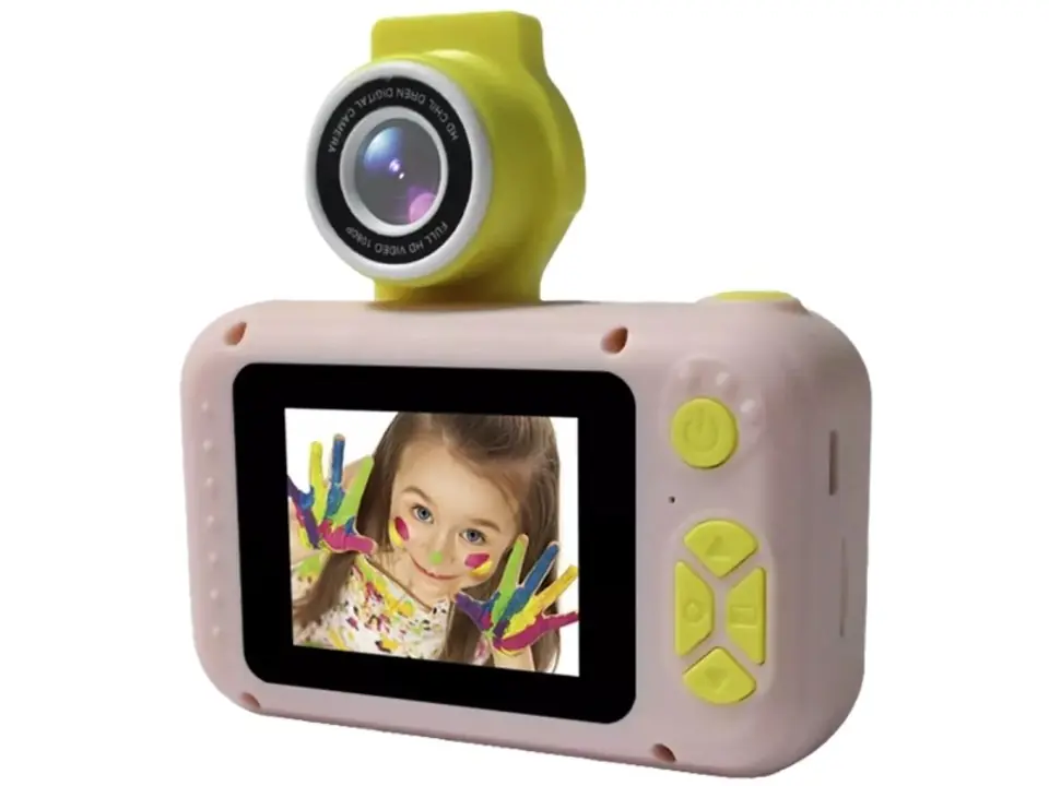 ⁨Aparat cyfrowy dla dzieci Denver KCA-1350 z selfie różowy⁩ w sklepie Wasserman.eu