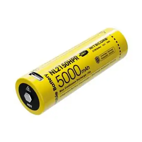 ⁨Nitecore NL2150HPR 21700 3.6V 5000mAh Battery⁩ at Wasserman.eu