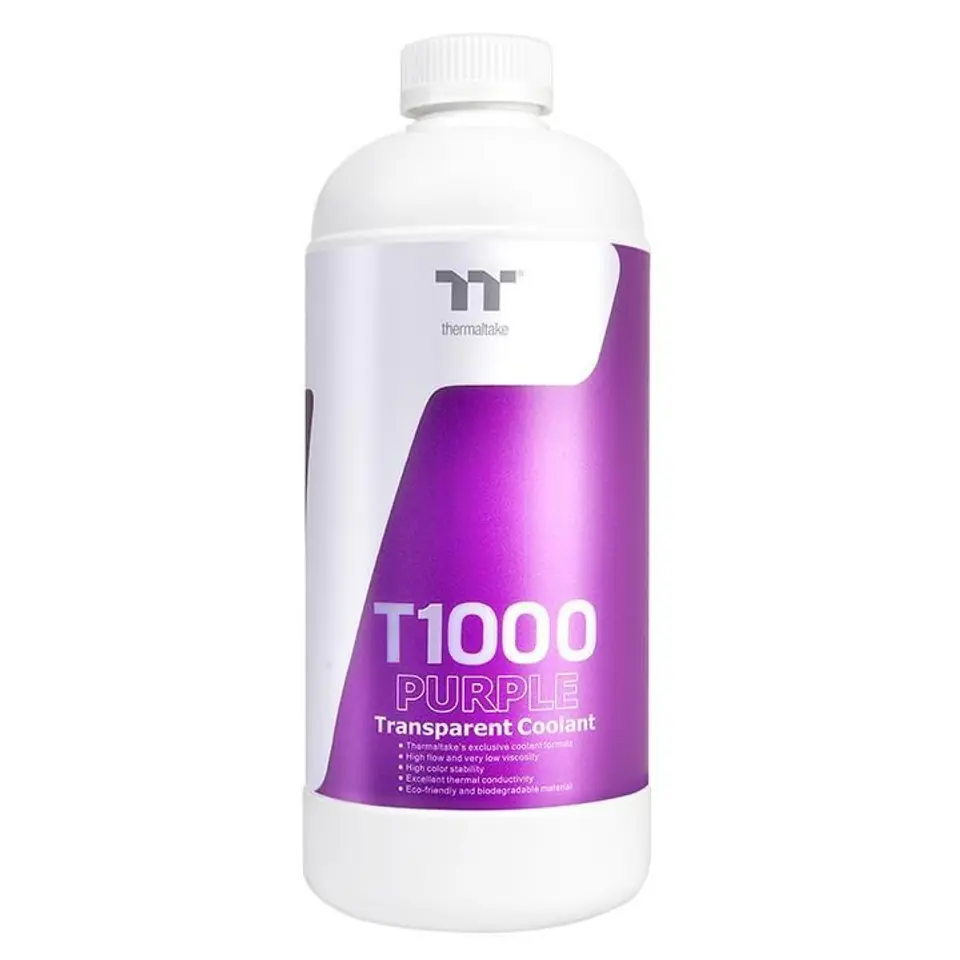 ⁨THERMALTAKE T1000 COOLANT TRANSPARENT PURPLE CL-W245-OS00PL-A⁩ w sklepie Wasserman.eu