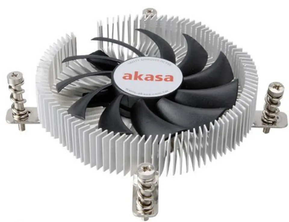 ⁨Akasa AK-CC7129BP01 system chłodzenia komputerów Procesor Chlodnica/wentylator 7,5 cm⁩ w sklepie Wasserman.eu