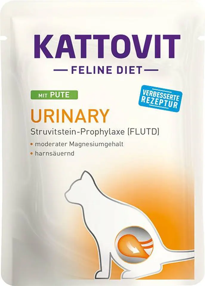 ⁨KATTOVIT Feline Diet Urinary Turkey - wet cat food - 85g⁩ at Wasserman.eu