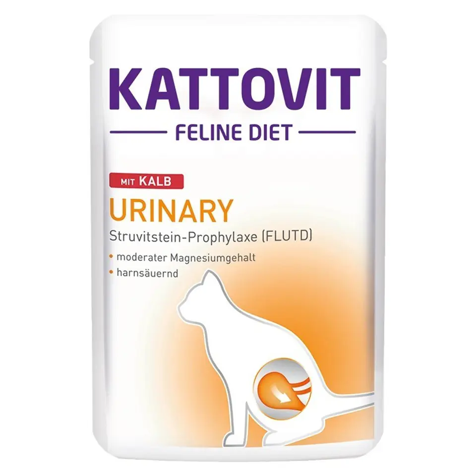 ⁨KATTOVIT URINARY Cielęcina 85g dla kota⁩ w sklepie Wasserman.eu