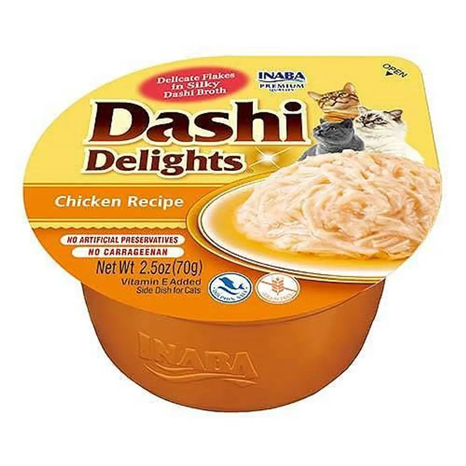 ⁨INABA Dashi Delights Chicken in broth - cat treats - 70g⁩ at Wasserman.eu