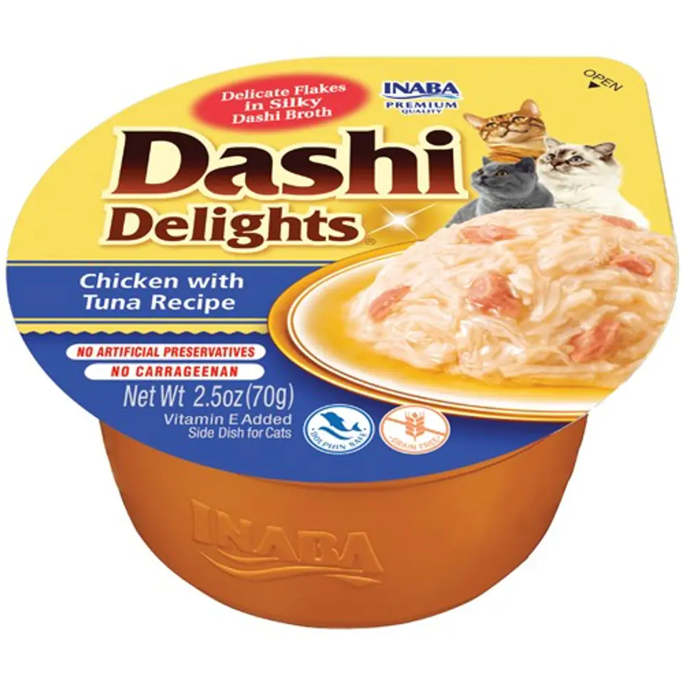 ⁨INABA DASHI DELIGHTS Kurczak Tuńczyk 70g bulion dla kota⁩ w sklepie Wasserman.eu