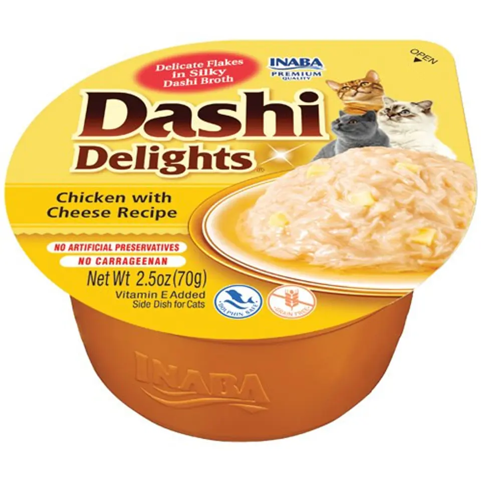 ⁨INABA DASHI DELIGHTS Kurczak z Serem 70g bulion dla kota⁩ w sklepie Wasserman.eu