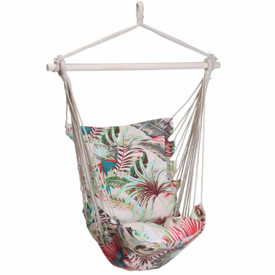 ⁨Hammock chair with flowers pink⁩ at Wasserman.eu