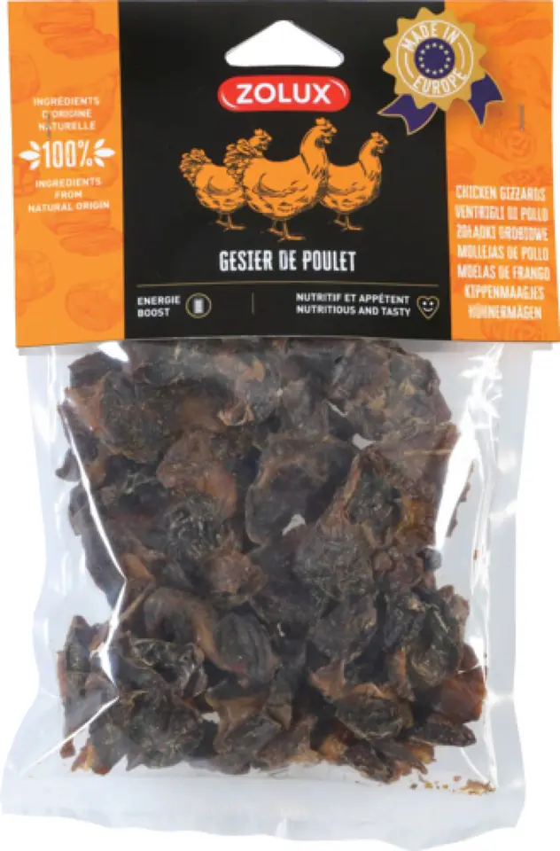 ⁨ZOLUX Chicken Gizzards - Dog treat - 150g⁩ at Wasserman.eu