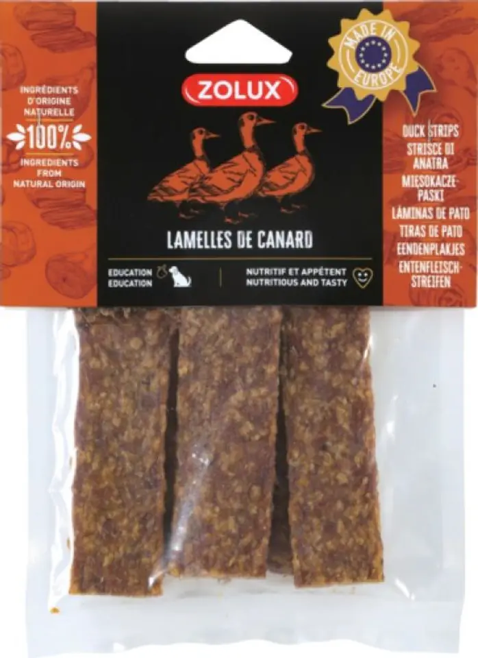 ⁨ZOLUX Duck strips - dog treat - 100g⁩ at Wasserman.eu