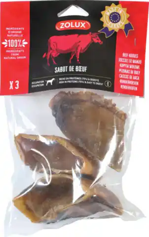 ⁨ZOLUX Beef hooves - chew for dog - 210g⁩ at Wasserman.eu