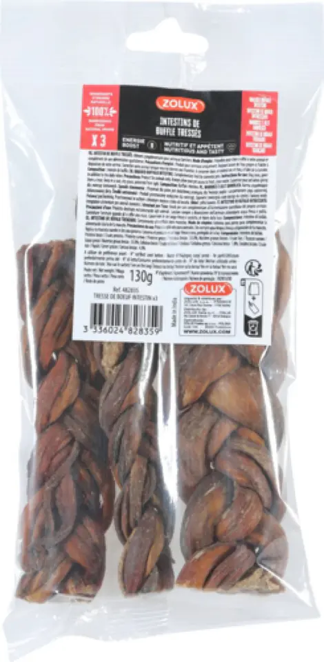 ⁨ZOLUX Buffalo intestines - dog treat - 130g⁩ at Wasserman.eu