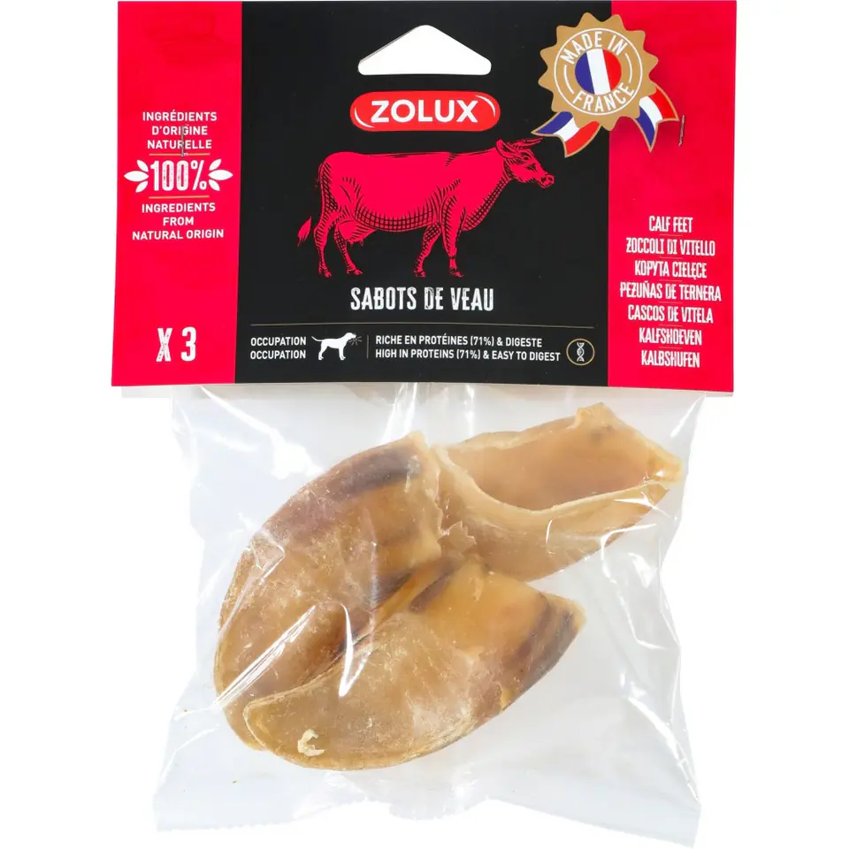 ⁨ZOLUX Calf hooves - chew for dog - 90g⁩ at Wasserman.eu