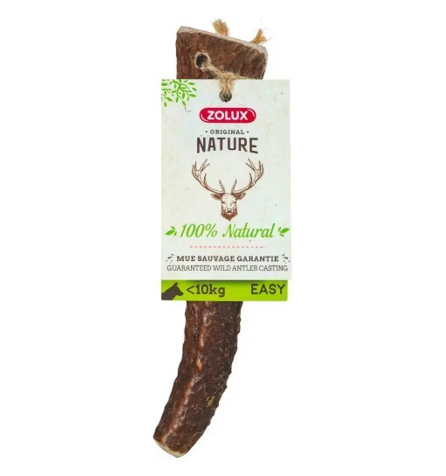 ⁨ZOLUX Deer antlers Easy >10kg - chew for dog - 70g⁩ at Wasserman.eu